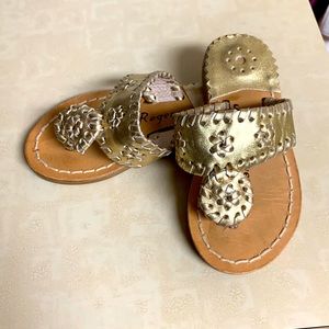 Jack Rogers little girl size 7 EUC like new